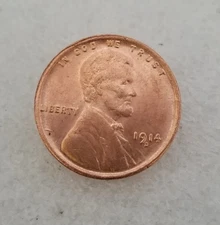 1914-D Lincoln Wheat Cent Penny Rare Sought After Year --As shown in the figure