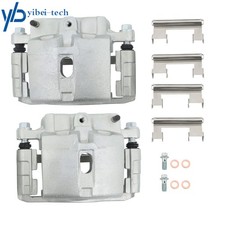 2 Front Disc Brake Caliper Wbracket For Chevy Silverado 2500 3500 Sierra 01-07