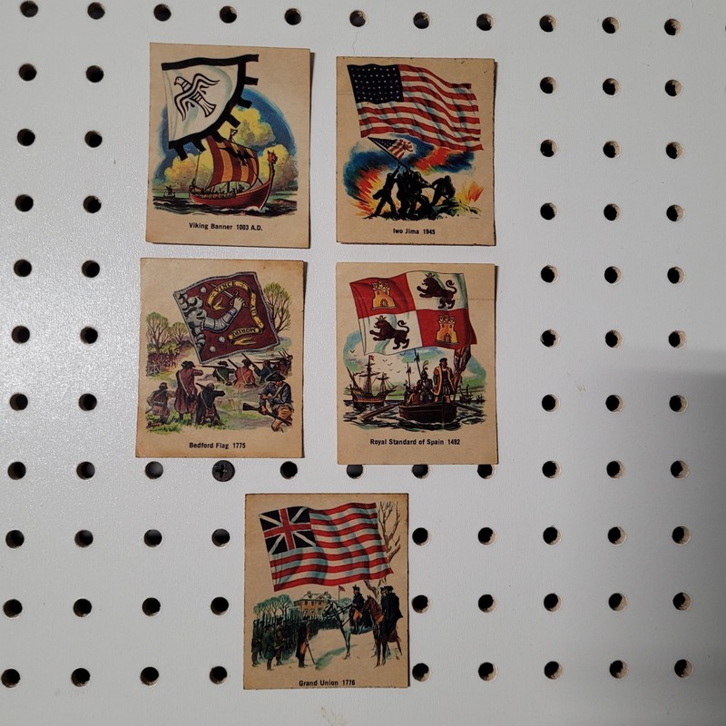 5 Stickers from 1976 National Flag Foundation