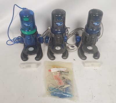 Lot of 3Digital Blue USB Classroom School Microscopes