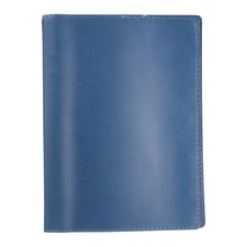 A5 PU Leather Binder Protector 6 Ring Loose Leaf Notebook Protector Blue