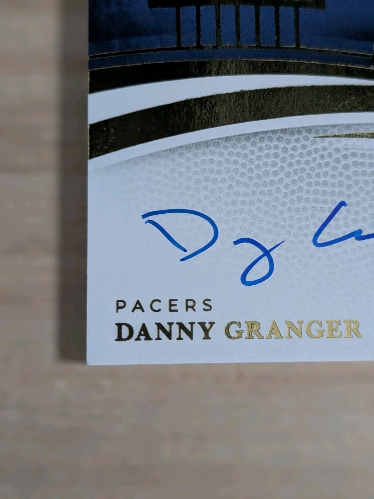 2024-25 Panini Immaculate Danny Granger On-Card Auto Game Worn Patch /99 Pacers view 7