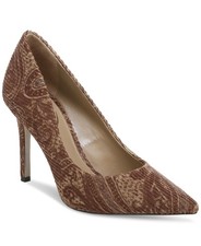Sam Edelman Hazel Pump Women's 6 Brown Paisley Pointed Toe Stiletto Heel ZAP1690