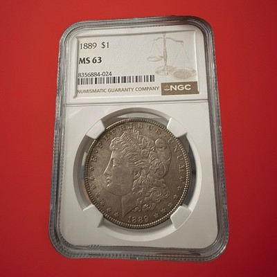 1889 Morgan Silver Dollar - NGC MS63 - Incredible Toning! | eBay 1889 Morgan Silver Dollar - NGC MS63 - Incredible Toning! | eBay