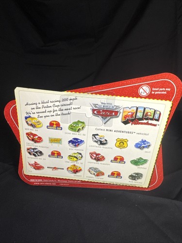 Disney Pixar Cars Mini Aventuras Pistón Taza RPM Nº64 y Cera Brillante No. 82! - Imagen 2 de 2