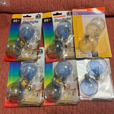 Sylvania Lighting, Decorative Globe,25 Watt And 40 Watt Asst 6 Packs Of 2 12 Blb