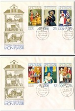 German Democratic Republic #1576-1581 FDC, 1974