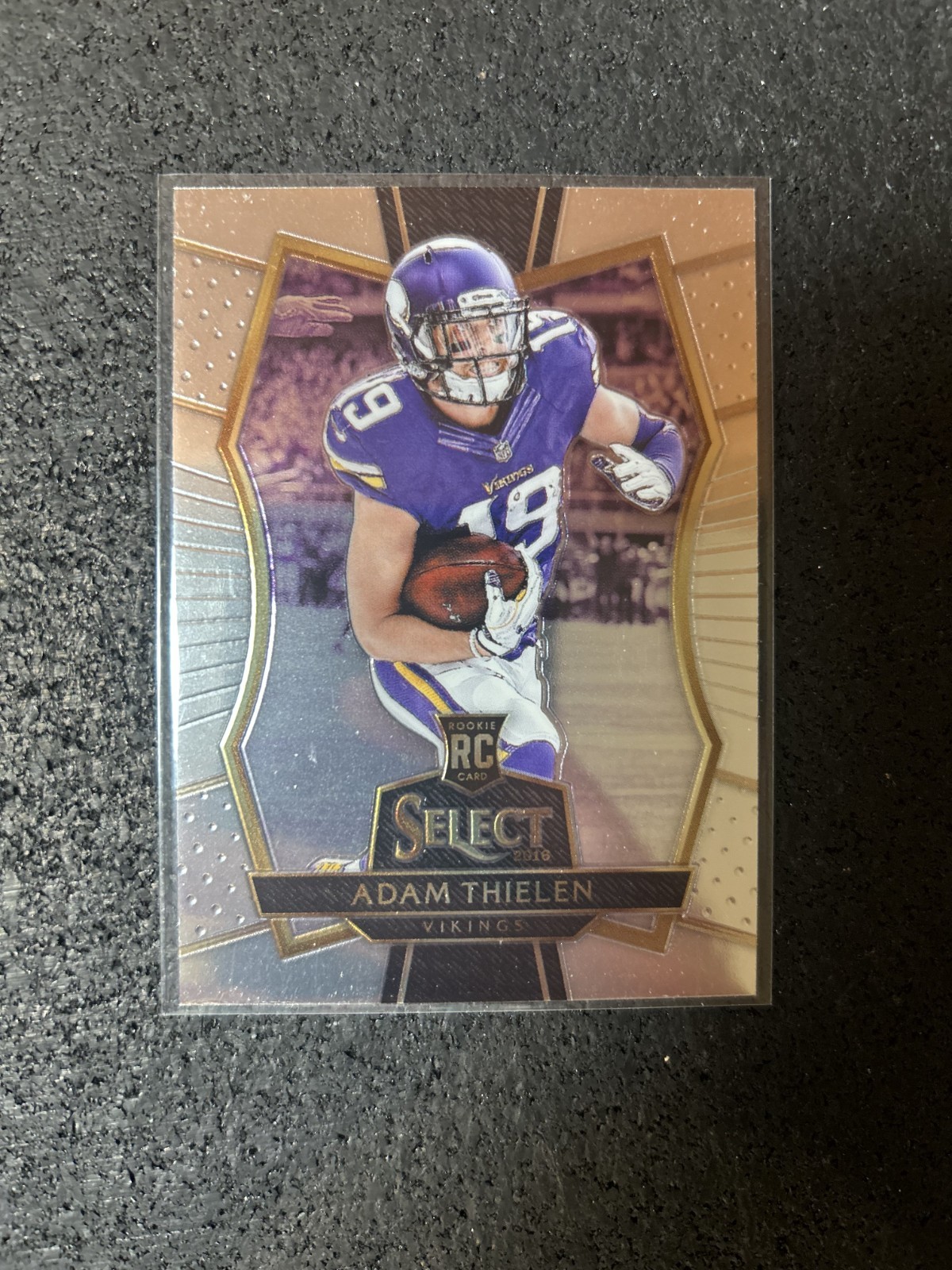 2016 Panini Select Premier Level Adam Thielen Rookie Card RC #104