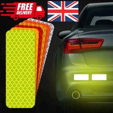 10pcs Reflective Sticker for Car Rear Bumper Door Trunk Reflective Warning Strip