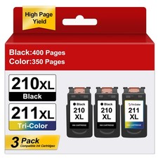 PG-210XL CL-211XL Ink Cartridge for Canon PIXMA MP280 480 490 495 MX320 340 410