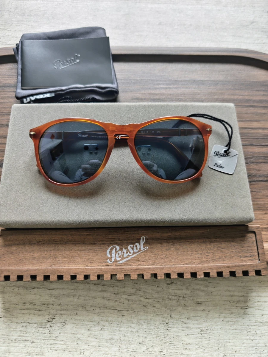 Persol 9649 Terra di Siena Edition Sonnenbrille Polarisiert Design Steve McQueen