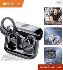 Lightweight Wireless Earbuds with Waterproof Design and Hi-Fi Deep Bass Sound
