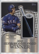 2023 Series 2 2022 Silver Slugger Commemorative Nate Lowe Nathaniel Patch 15ij