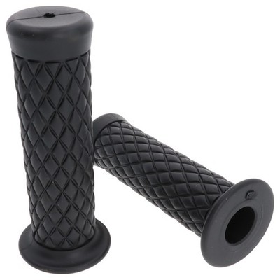 Griffgummi-Paar 22/25mm schwarz 7/8 Zoll Lenker 124mm Motorrad Roller Griffe