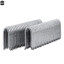 1500 Count 10.5-Gauge Glue Collated Fencing Staples  Galvanized for Durability