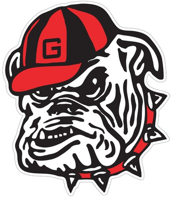#ad #ad Georgia Bulldogs Dog Logo Die Cut Laminated Vinyl Decal Sticker All Weather Safe $3.99