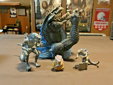 Lot of 4 Original, 1998 Godzilla Movie Toys All Hail The King of Monsters