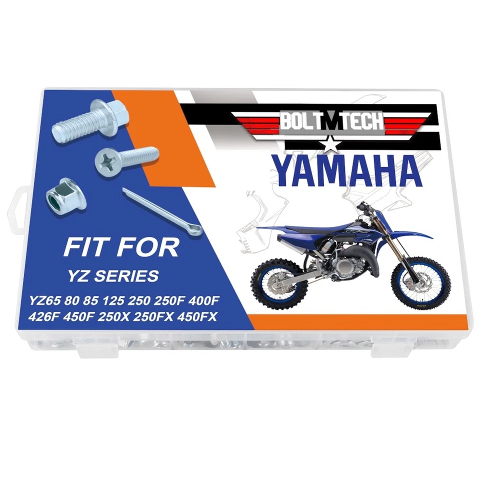 Kit de pernos Yamaha YZ 80 85 125 250 YZ85 YZ125 YZ250 carrocería plástico marco motor  Foto 4 de 4