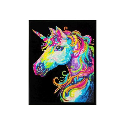 Diamond Painting Neon Einhorn