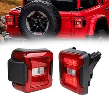 Rh Lh Side Led Tail Light Wblind Spot Plug For Jeep Wrangler Jl 2018-2024