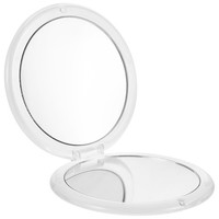 Kompakter Spiegel 10X Mini VergrößErungsspiegel Rundes Make -Up