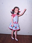 Vintage SKOOTER Doll Brunette Skippers Friend Wearing Cut N Button Dress Mattel