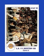 1985-86 Star Lakers Set-Break #  7 Game 6 NM-MT OR BETTER *GMCARDS*