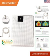 Complete Grounding Therapy Sheet with 10 Silver and 15-Foot Cord, 54x75