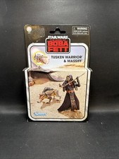 Star Wars 3.75 Vintage Collection Deluxe TUSKEN WARRIOR & MASSIFF Target MOC