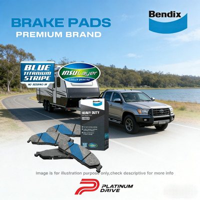 4pcs Front Bendix HD Disc Brake Pads Set for Nissan Serena 2010-2016 C26