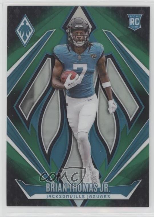 2024 Panini Phoenix Rookies Green Fade /199 Brian Thomas Jr #164 Rookie RC 1oa8