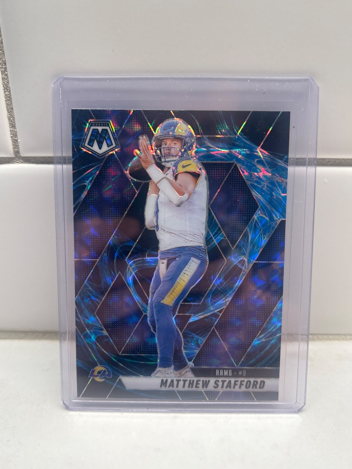 2025 Panini Mosaic Genesis Mosaic Prizm Matthew Stafford #96 13ql