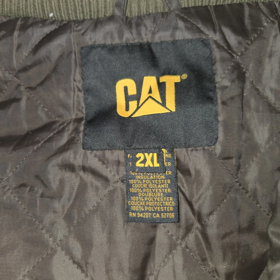 Chaqueta aislante acolchada CAT Workwear 2XL - Abrigo resistente para clima frío Foto 4 de 4