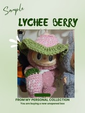 Authentic Lychee Berry Pop MART Labubu the Monsters Exciting Macaron New