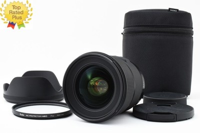 【Top Mint w/ Case】Sigma 24mm f/1.4 DG HSM Art Lens for Canon EF From JAPAN