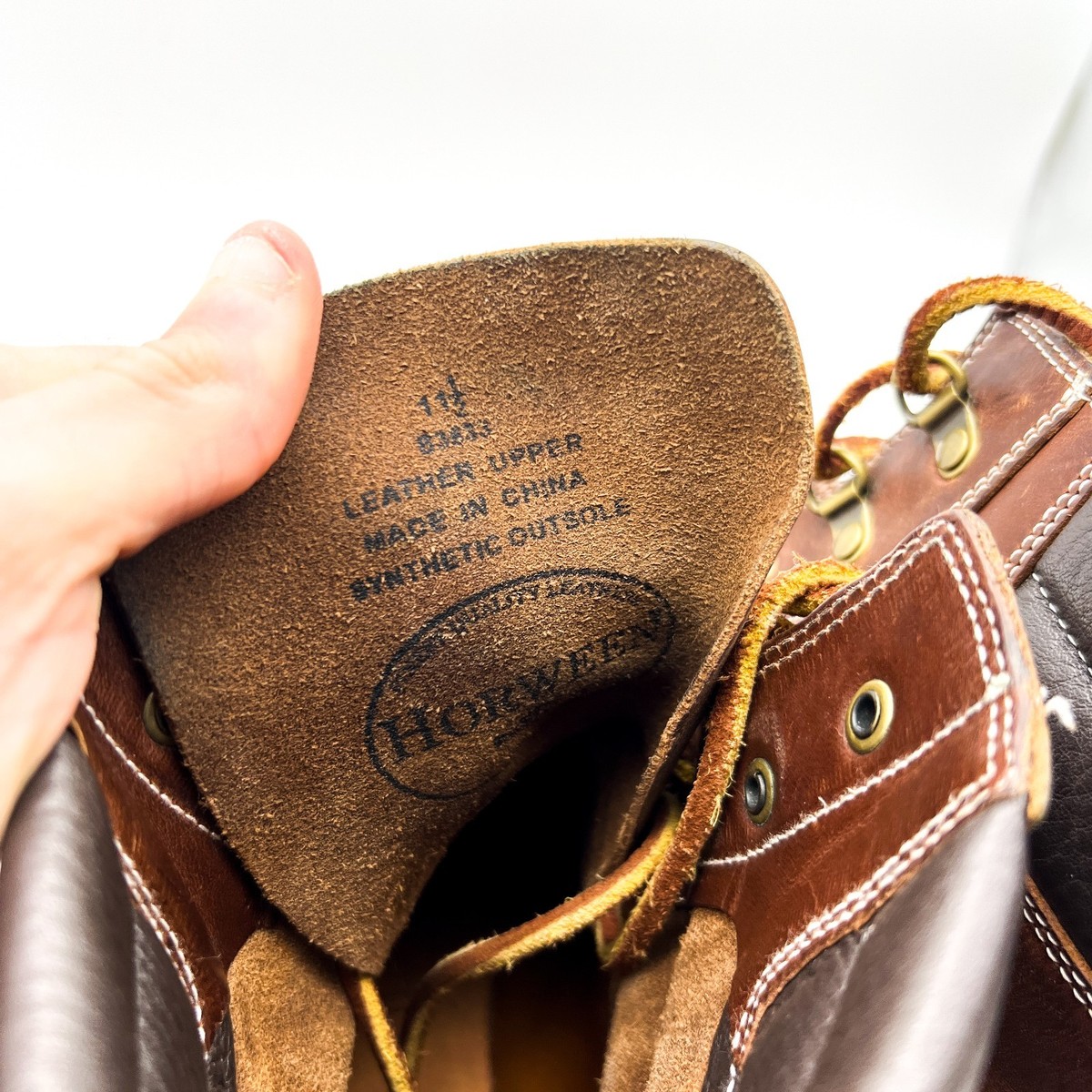J.CREW WALLACE & BARNES BYRD BOOTS B3633 Horween Leather BROWN Sz 8.5 B     AA18 J.CREW WALLACE & BARNES BYRD BOOTS B3633 Horween Leather  main image 2