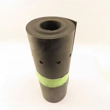 15" Wide 2 Ply .096" Thick Woven Center Rubber Belting Skirting Material 15'
