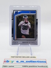 QUINYON MITCHELL 2024 Panini Donruss ROOKIE Card #361 Philadelphia Eagles