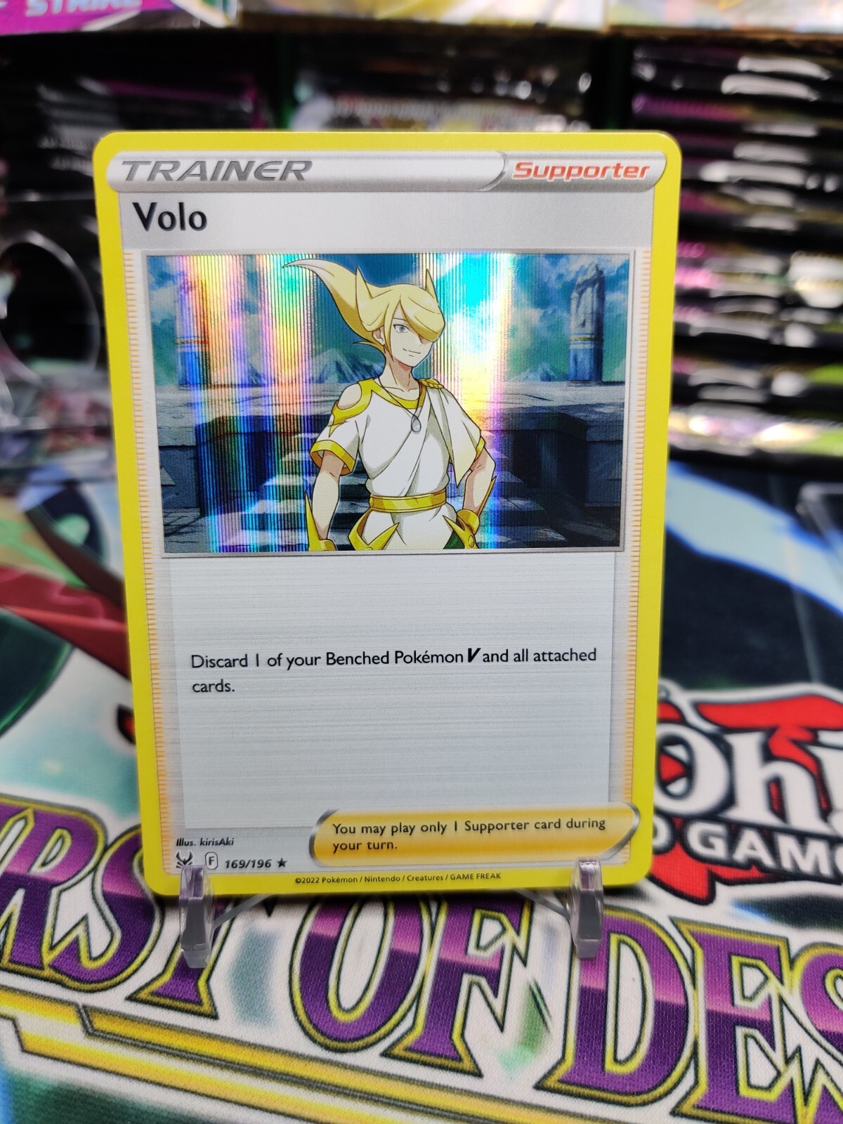 Volo 169/196 Holo Rare or Reverse Holo Pokemon Lost Origin NM eBay