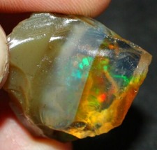 Opal Rough Welo fire loose Ethiopian Opal Raw Crystal flashy fire opal 53.10 Cts