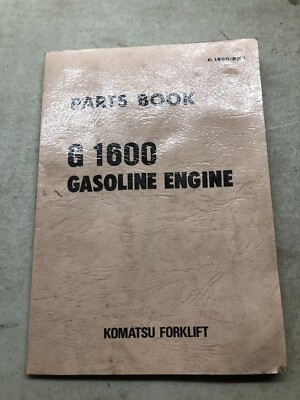 KOMATSU g1600 Gas Gasoline Engine Spare Parts Manual book catalog FG30G FG30SG