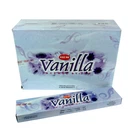 Hem Incense Sticks Vanilla Room Aroma Joss Sticks FREE Wooden holder (23g x 12)