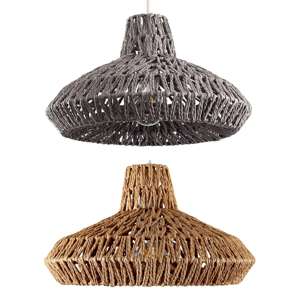 Natural wicker light shade outlet