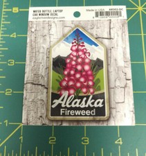 Alaska Fireweed Decal - Made in USA - New & Unused - beautiful artwork