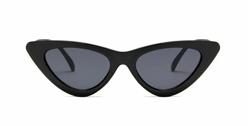 Lovelegis Occhiali sole Gatto Farfalla Cat eyes Retro Diva Moda nera Lente rosa specchio Idea Regalo Natale Compleanno Festa