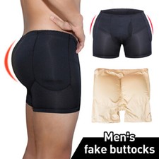 Men's Fake Buttocks Underwear Butt Lift Underpants Padded Panties Hip Enhancer
