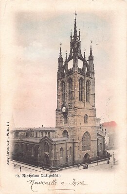 POSTKARTE - NEWCASTLE UPON TYNE - ST NICHOLAS CATHEDRAL - AUTY SERIE
