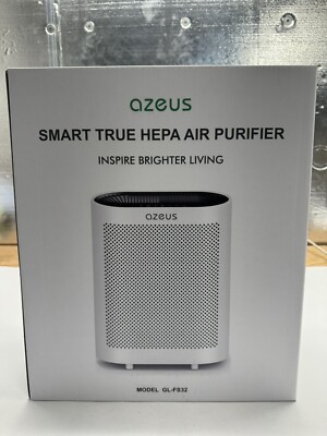 Azeus GL-FS32 True HEPA Air Purifier for Large Rooms 1080 sq ft White New 