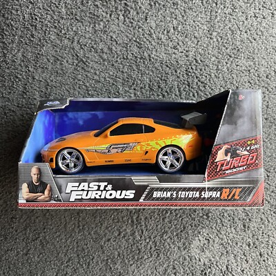 Fast & Furious Brian s Toyota Supra R/C NEW remote Control Car 2023 Jada 1:24