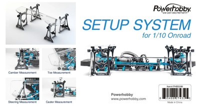 PHB5099 Camber / Toe / Steering / Caster Measurement Setup Tool System 1/10